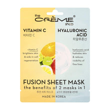 Load image into Gallery viewer, 2-in-1 Vitamin C + Hyaluronic Acid Face Mask