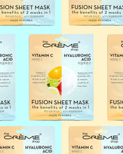 Load image into Gallery viewer, 2-in-1 Vitamin C + Hyaluronic Acid Face Mask