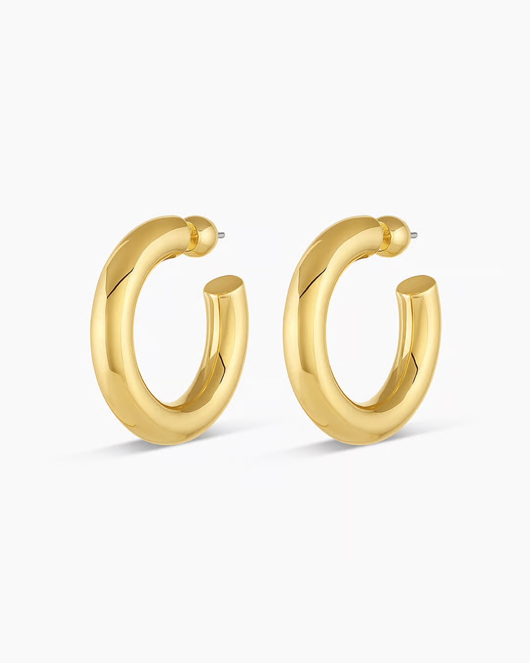 Lou Statement Hoops - Stainless Steel Post