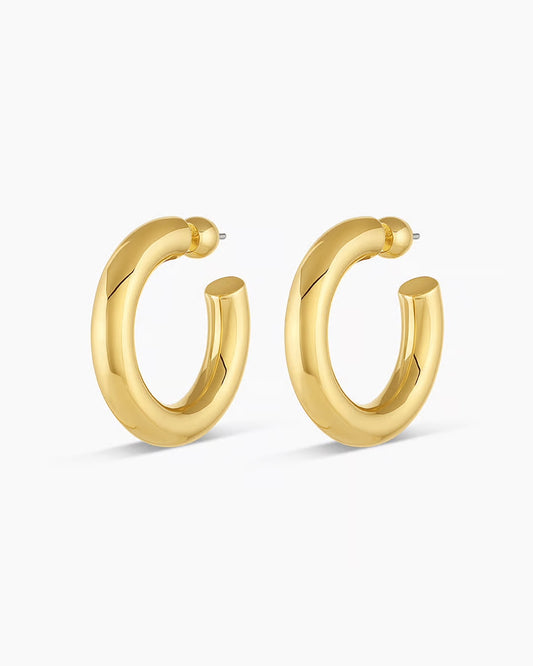 Lou Statement Hoops - Stainless Steel Post