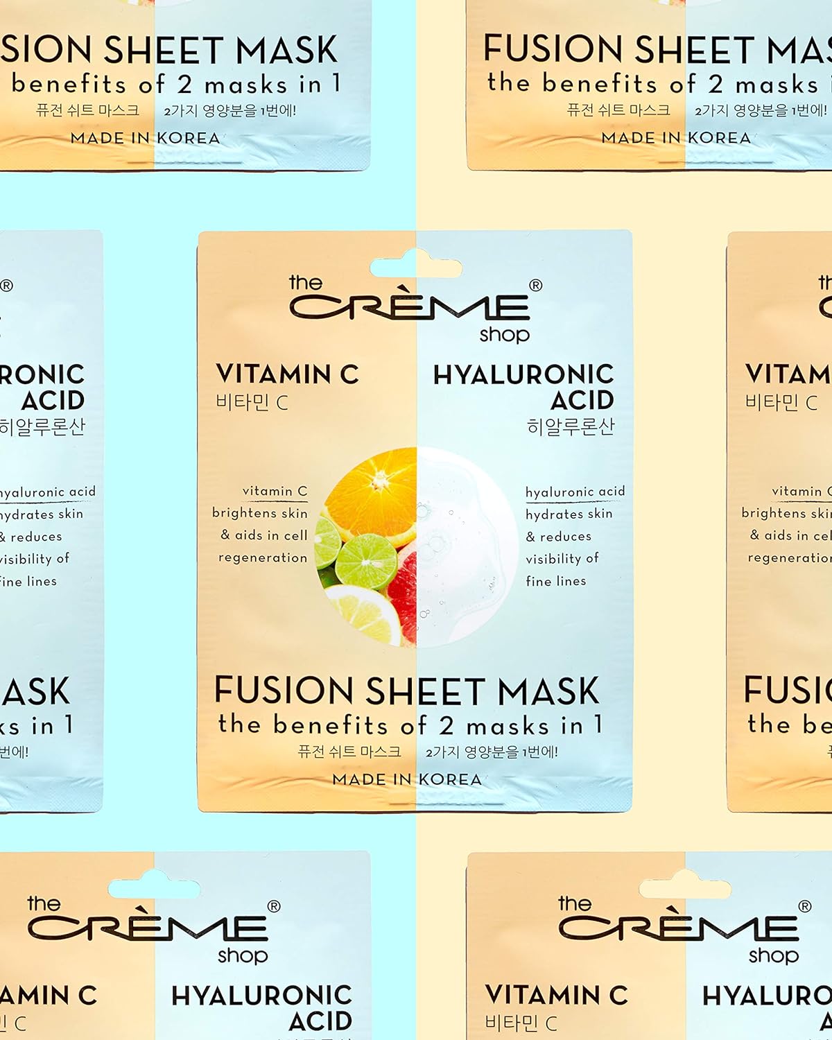 2-in-1 Vitamin C + Hyaluronic Acid Face Mask