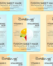 Load image into Gallery viewer, 2-in-1 Vitamin C + Hyaluronic Acid Face Mask
