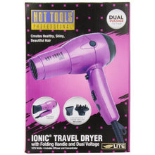 Load image into Gallery viewer, Hot Tools Ionic Travel Dryer Foldable Handle
