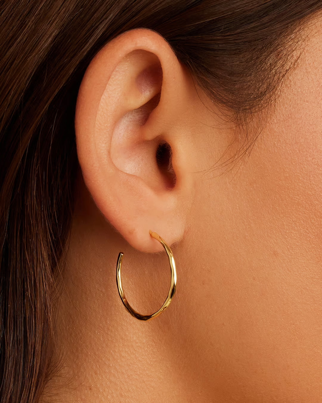 Taner Small Hoops (Gold)
