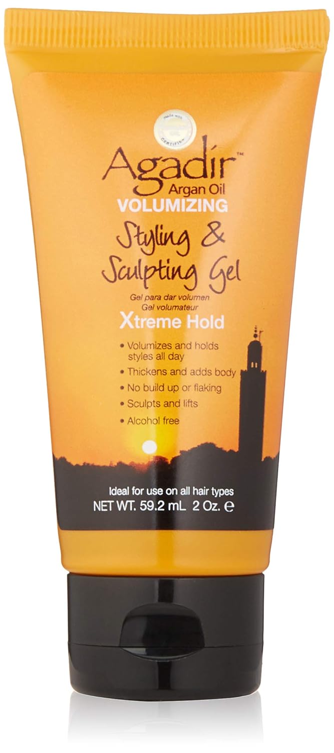 Agadir Styling & Sculpting Xtreme Hold Gel 2 fl oz.